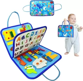 Aktivite Tahtası Bebek Duyusal Oyuncak, İnce Motor Becerilerini Öğrenme Çocuk Oyunu, 1-2-3 Yaşındaki Kız ve Erkek Çocuklar İçin from  at M4D # 