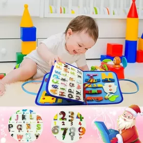 Aktivite Tahtası Bebek Duyusal Oyuncak, İnce Motor Becerilerini Öğrenme Çocuk Oyunu, 1-2-3 Yaşındaki Kız ve Erkek Çocuklar İçin from  at M4D # 
