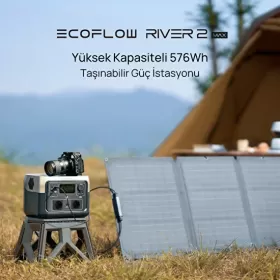 EcoFlow River 2 Max Taşınabilir Güç Kaynağı - 512Wh Kapasite, 2x500 (X-Boost 1000W) from  at M4D # 2155531461464