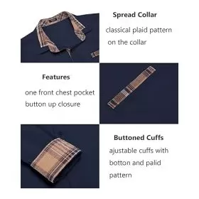 Erkek Uzun Kollu Gömlek Ekose Yaka Rahat Düğme Aşağı Gömlek Slim Fit İş Sonbahar ve Kış Rahat Nefes Alan Gömlek from  at M4D # 652B05AFEF8D1 Erkek Uzun Kollu Gömlek Ekose Yaka Rahat Düğme Aşağı Gömlek Slim Fit İş Sonbahar ve Kış Rahat Nefes Alan Gömlek from  at M4D # 652B05AFEF8D1