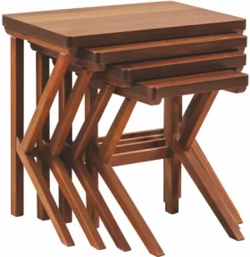 4-PIECE WOODEN Nesting TABLE from  at KADİR MOBİLYA # KADİR3304