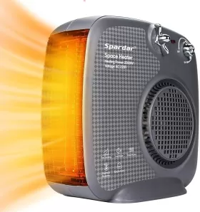 Spardar Fanlı ısıtıcı, 2000 W, enerji tasarruflu, küçük ısıtıcı, termostatlı, aşırı ısınma koruması, 3 modlu from  at M4D # 