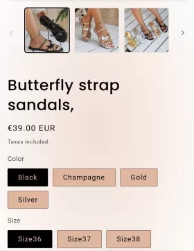 SANDALLE from  at ESMAR.E-COMMERCE LTD # 