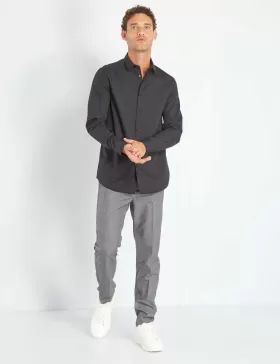 Düz siyah gömlek from  at ESAR # 63FD24CC84658