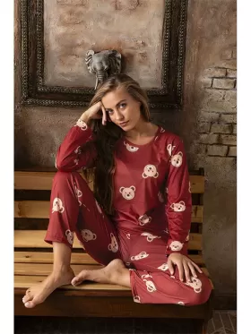 SUDE Bisiklet Yaka Kadın Pijama Takım from  at M4D # 6576B9F8B332B