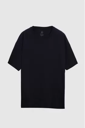 Comfort Lacivert Bol Kesim %100 Pamuk T-shirt from  at Tekin ticaret # 6576C4FD54D9C