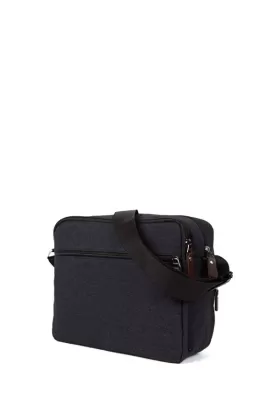Newish Polo 2190 Kanvas Omuz Ve Postacı Çantası Siyah from  at M4D # 
