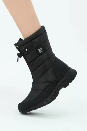 Pierre Cardin siyah kürklü uzun fermuarlı kadın kar botu from  at M4D # 652BF80966D20