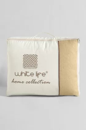 Wellsoft Çift Kişilik Yastık Yorgan Seti - Özel Çantalı - (2 Adet Yastık, 1 Adet Yorgan) - (Desensiz) from  at WHİTE LİFE TEKSTİL SAN.TİC.LTD.ŞTİ # WHTY002