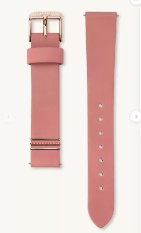 Pembe Gül Altın Nubuk Kolsaati Kayışı from  at ESAR # 641851EF69301