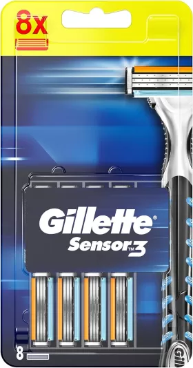 Gillette Sensor3 Ersatz-Rasierklingen für Herren, 8er-Pack from  at M4D #  Gillette Sensor3 Ersatz-Rasierklingen für Herren, 8er-Pack from  at M4D #