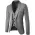 İnce 3 Parça Erkek Takım Elbise İş Düğün Parti Blazer Ceket ve Pantolon, Bir Düğme Slim Fit from  at ESAR # 641B03B5814B8_40D8