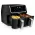 Yağsız fritöz 9 L çift dijital sepet 1800 W Siyah from  at ESAR # 