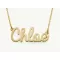 18 Ayar Altın Kaplama El Yazısı İsimli Kolye from  at ESAR # 0211547