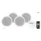 Tavan Hoparlörlü Bluetooth USB Duvar Amplifikatörü Kiti 4 x 5,25 from  at ESAR # 